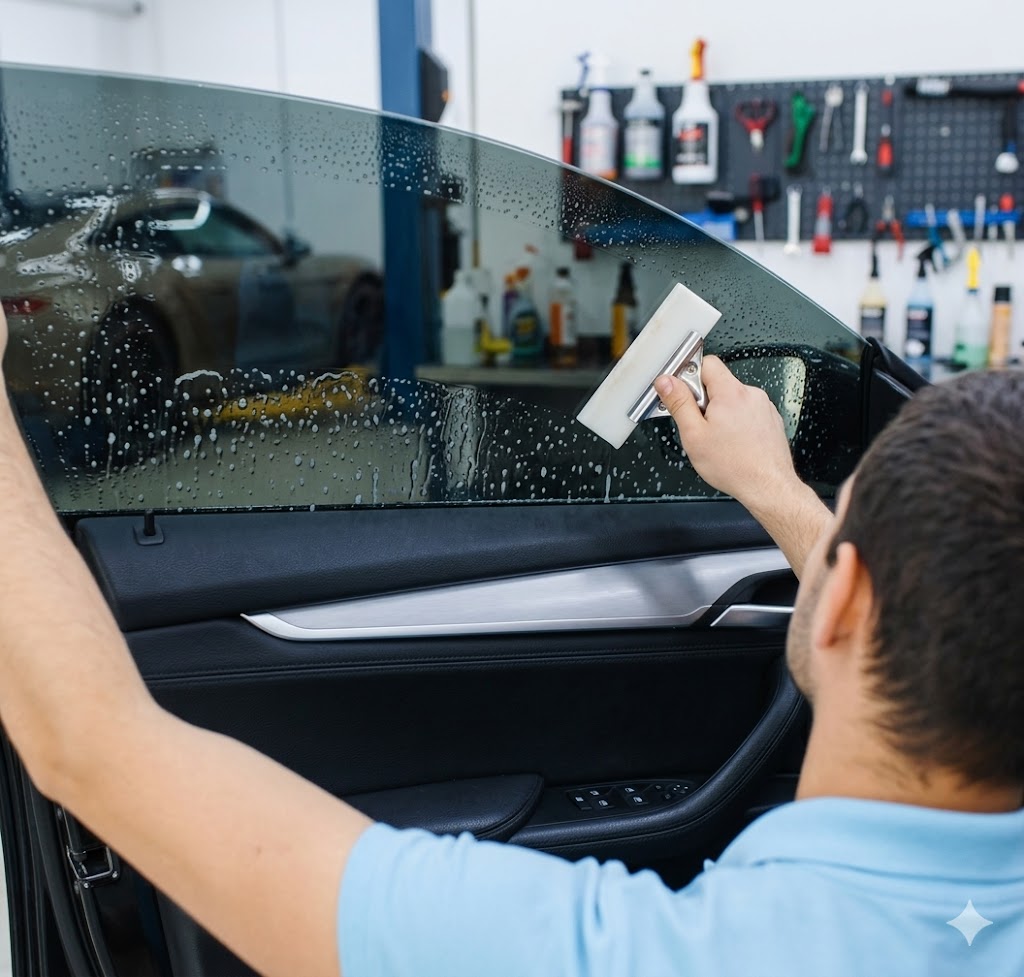 Professional auto window tinting service in The Woodlands TX by Woodlands Window Tint